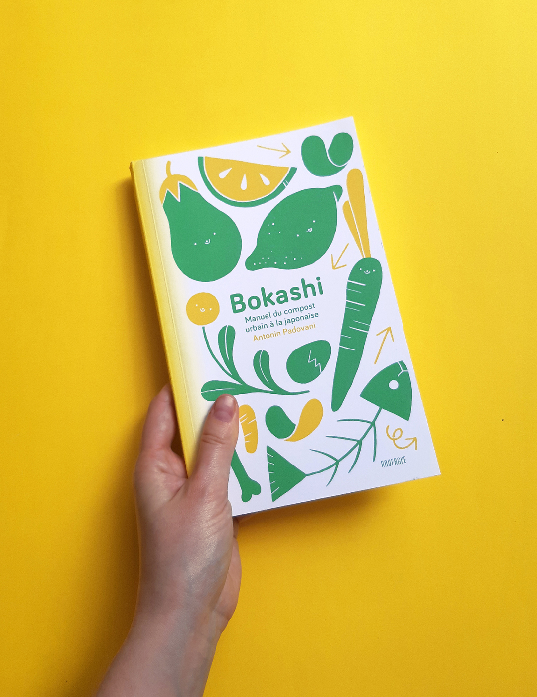 Couverture illustration livre Bokashi manuel compost urbain