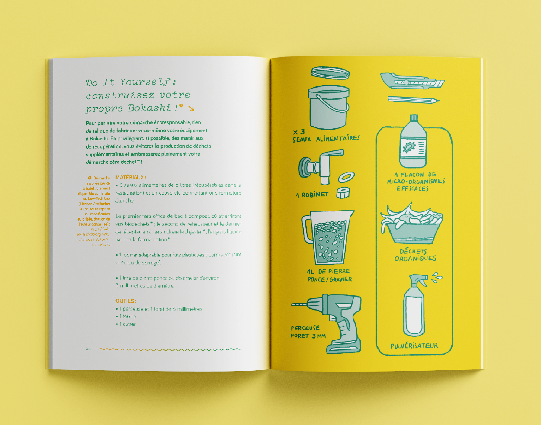 Construisez votre Bokashi illustration livre compost urbain